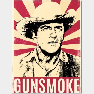 Retro Vintage Gunsmoke // Matt Dillon Posters and Art